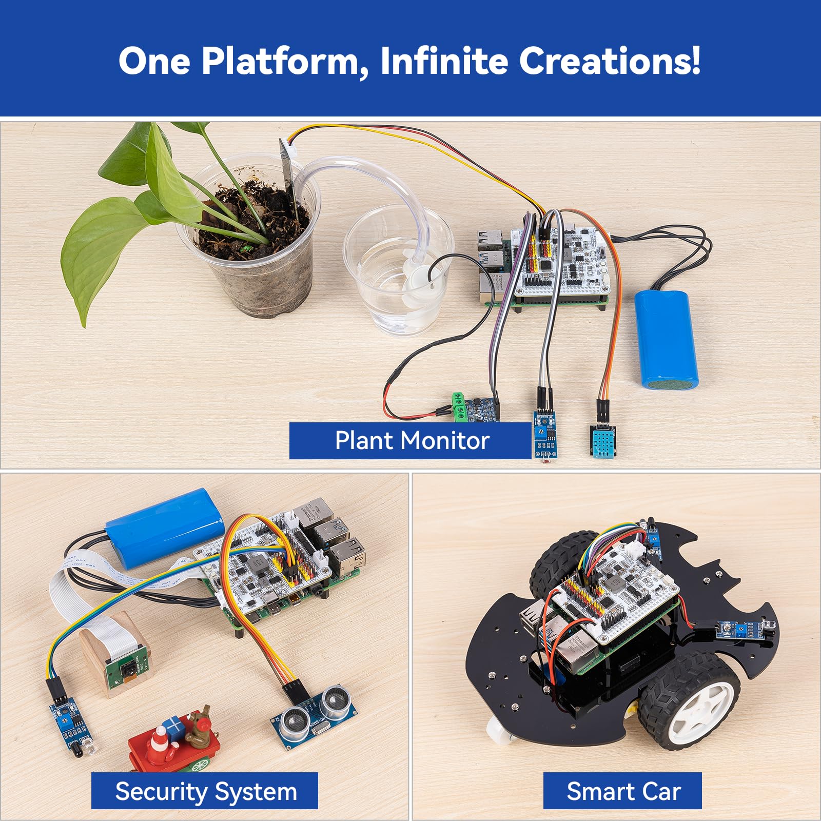 Amazon.com: SunFounder Robot HAT Expansion Board Designed for